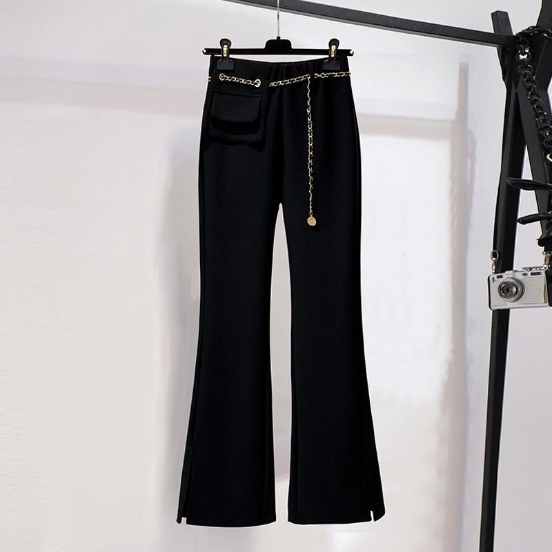 Damen-Hose mit Gürtel aus langlebigem Polyester 4