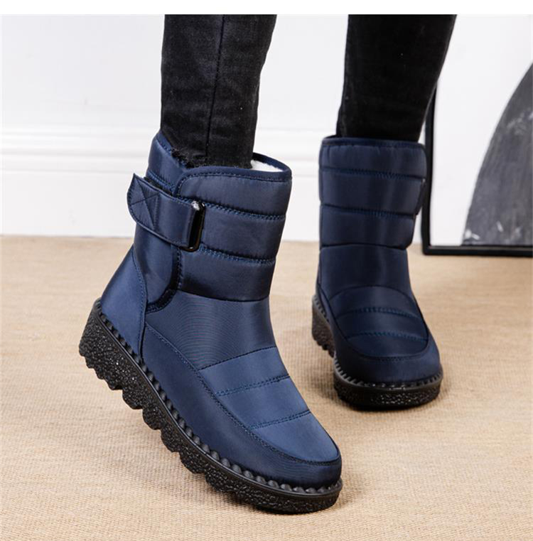 Winterschuhe Damen Wasserdichte Gefütterte Baumwollstiefel 9