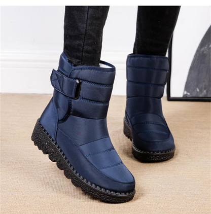 Winterschuhe Damen Wasserdichte Gefütterte Baumwollstiefel 9