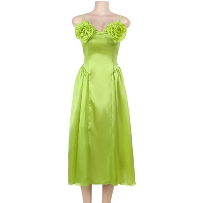 Variant image for Damen-Midikleid, Spaghettiträger, Polyester-1