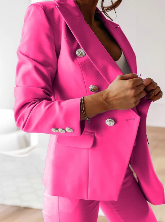 Elegantes zweiteiliges Set für Damen aus hochwertigem Stoff – schmeichelhafte Passform für alle Anlässe 16