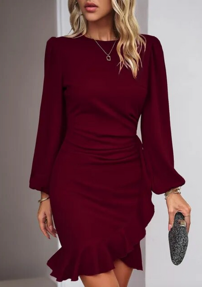 Variant image for Damen-Kleid, elegantes Design, Polyester, für schöne Damenkleider-21
