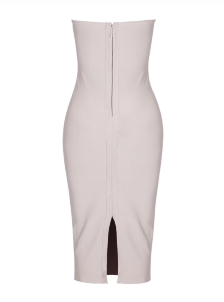Damen Bandage-Kleid Eng Elastisch mit Fransen und Quasten 5