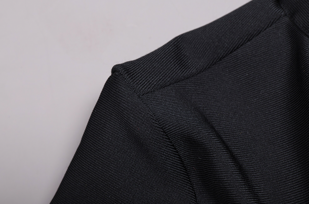 Maxikleid Damen mit Cut-Outs und langen Ärmeln aus Polyester 4