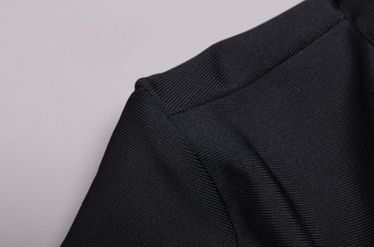 Maxikleid Damen mit Cut-Outs und langen Ärmeln aus Polyester 4