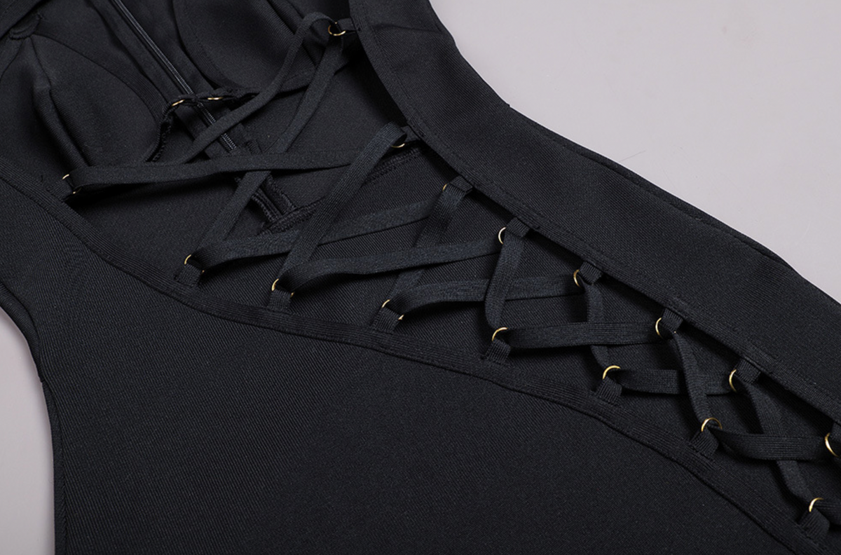 Maxikleid Damen mit Cut-Outs und langen Ärmeln aus Polyester 6