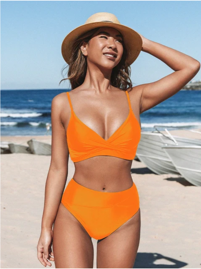Variant image for Damen Bikini Hohe Taille Nylon Tanga-31