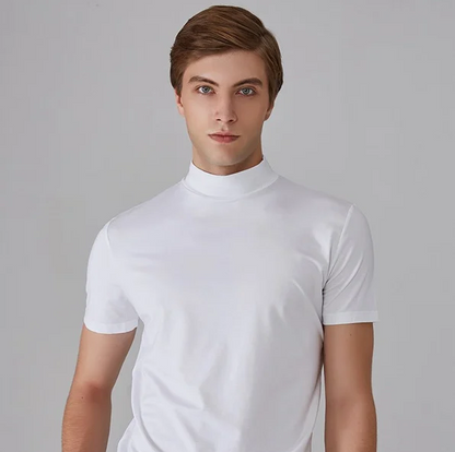 Herren-Rollkragenpullover, Hemd, maßgeschneidertes Spandex-2