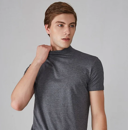 Herren-Rollkragenpullover, Hemd, maßgeschneidertes Spandex-3