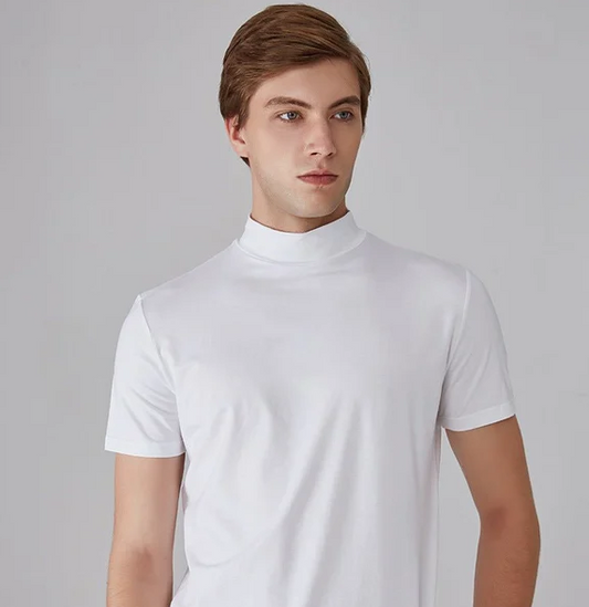 Herren-Rollkragenpullover, Hemd, maßgeschneidertes Spandex-1