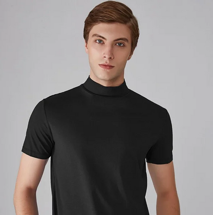 Herren-Rollkragenpullover, Hemd, maßgeschneidertes Spandex-5