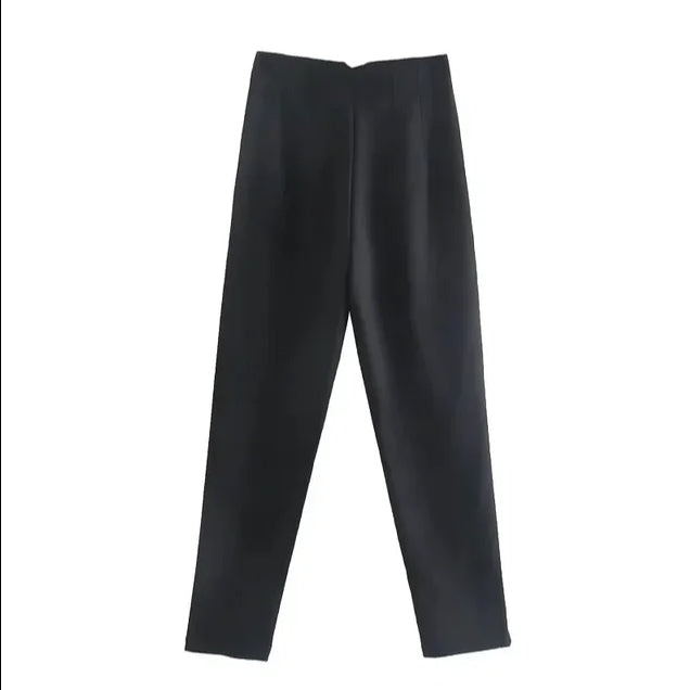 Variant image for Damen-High-Waist-Hose Lässiger Stil Stretchmaterial-76