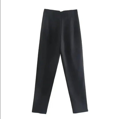 Variant image for Damen-High-Waist-Hose Lässiger Stil Stretchmaterial-76