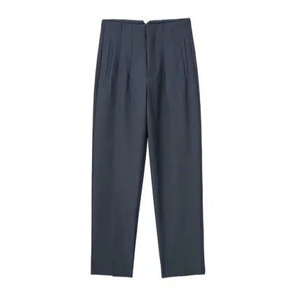 Variant image for Damen-High-Waist-Hose Lässiger Stil Stretchmaterial-51