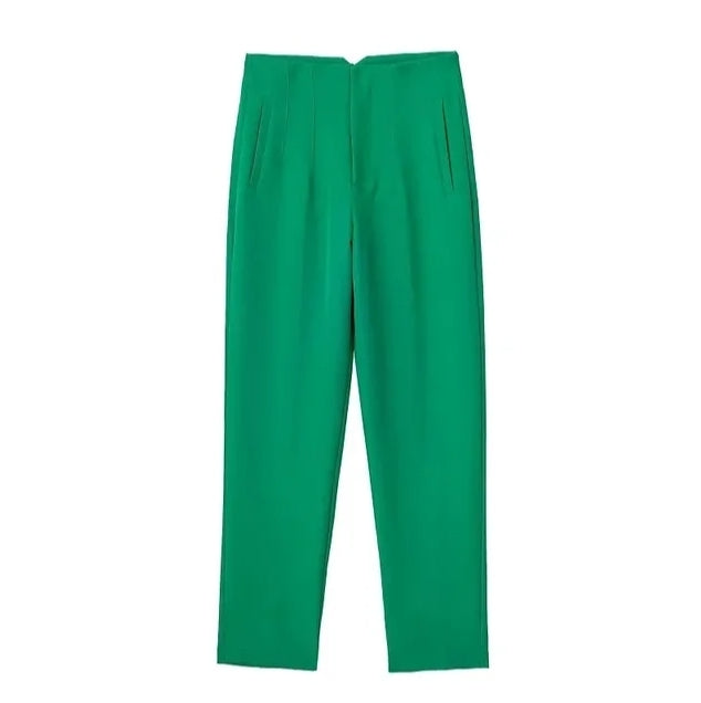 Variant image for Damen-High-Waist-Hose Lässiger Stil Stretchmaterial-41