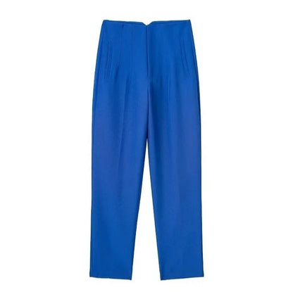 Variant image for Damen-High-Waist-Hose Lässiger Stil Stretchmaterial-21