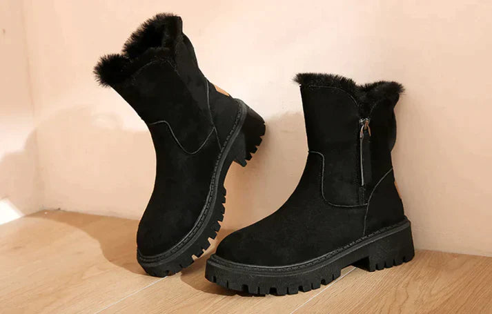Variant image for Gefütterte Damen-Winterstiefel, bequemes Design, Gummi-11