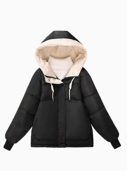 Damen Gepolsterte Jacke Slim Fit Baumwolle-2