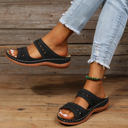 Variant image for Damen-Sandalen, ergonomisches Design, hohe Qualität, Leder und Synthetikmaterial-21