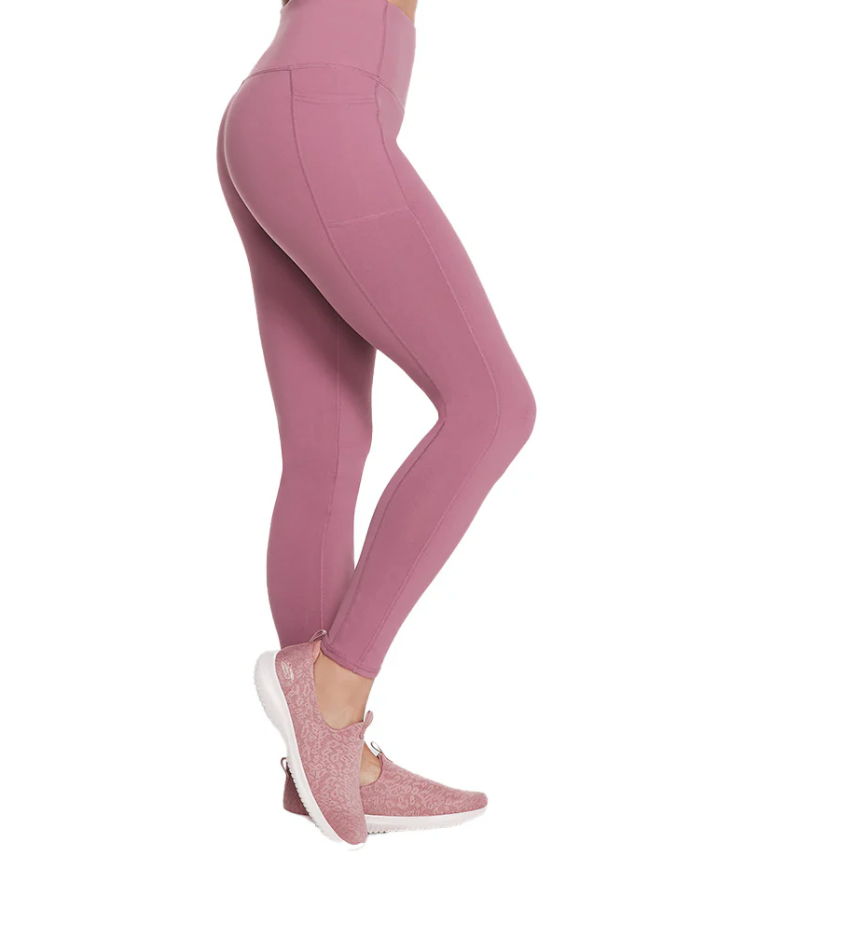 Damen-Leggings, hohe Taille, weiches Polyester, Elasthan-3