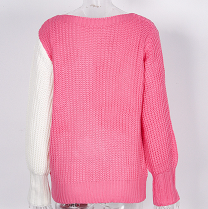 Damen-Strickpullover, aus Kaschmir mit Herzmuster-2