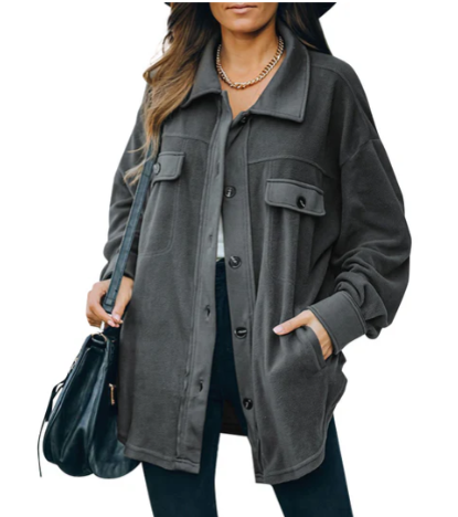 Luftige Damenjacke aus Polyester mit elegantem Design für Damen – bequeme Passform, mehrere Größen 1