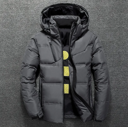 Herren-Winterjacke, abnehmbarer Kapuze, Polyester, extra, warm, strapazierfähig 5