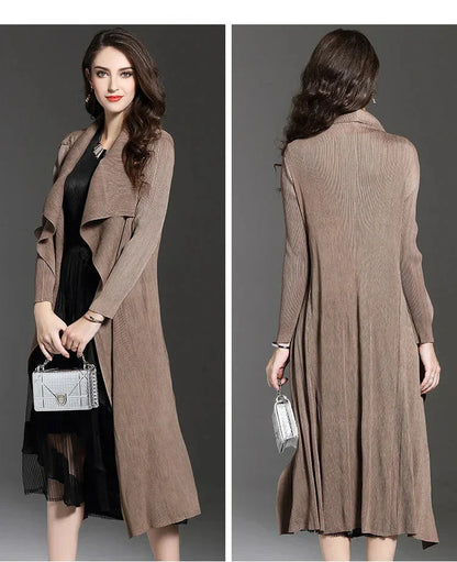 Damen-Mantel Monochrom Winter Polyester-2