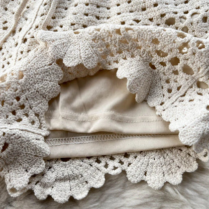 Damen-Shorts, lässig, Baumwolle, elastisch gestrickt-4