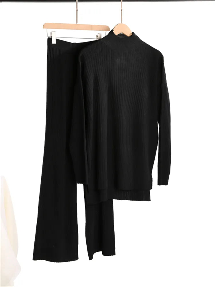 Damen-Strickanzug, elegantes Acryl-2