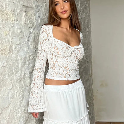 Variant image for Damen-Top, langärmelige Ripp Baumwolle, Polyester, Casual-4