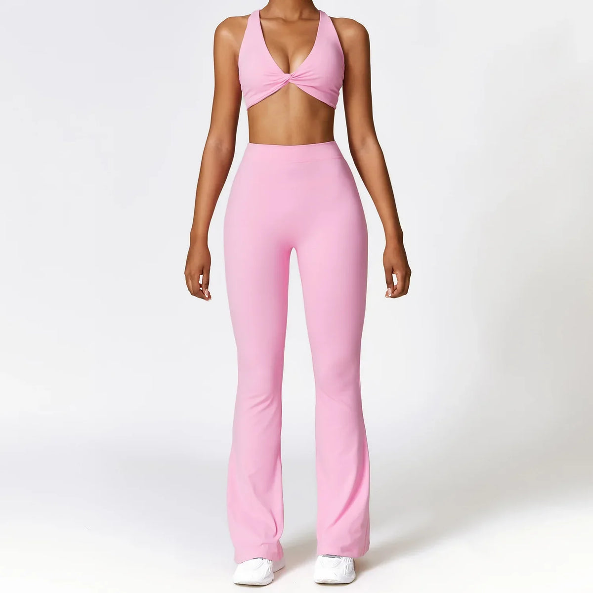 Damen-Hose, mit elastischem Bund, schick, atmungsaktives Nylon, Spandex-1