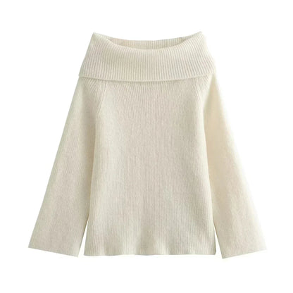 Variant image for Damen-Strickpullover, gerippte lockere Passform-10
