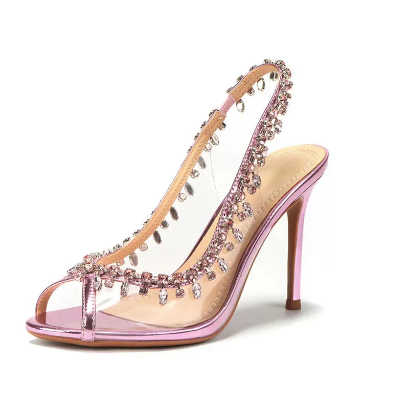 Variant image for Damen-Sandalen, Slingback-Absatz, PVC-19
