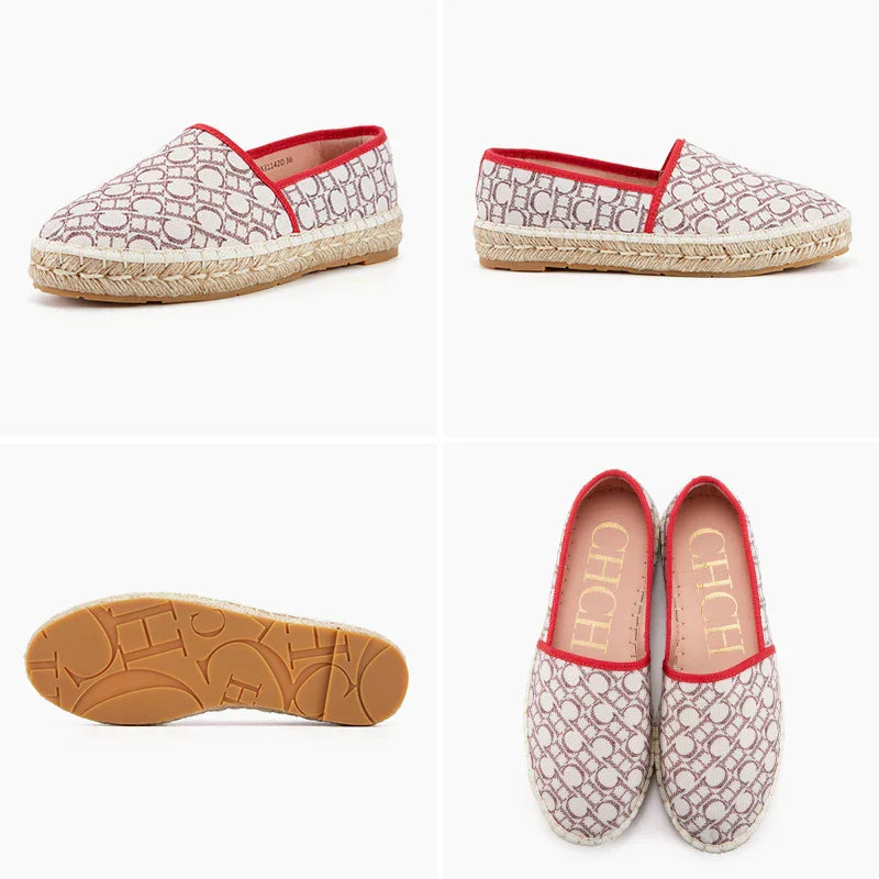 Damen-Espadrilles, Slip-On, runde Zehe, PU, Material-4
