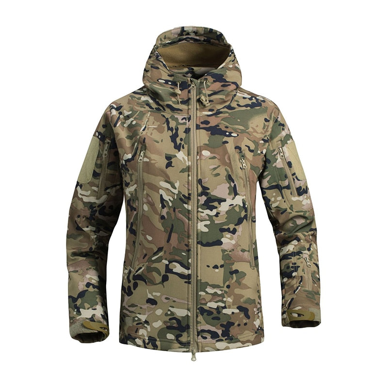 Herrenjacke, taktisch, winddicht, wasserdicht, leicht, atmungsaktiv, für Outdoor-Aktivitäten 4