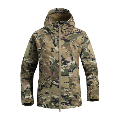 Herrenjacke, taktisch, winddicht, wasserdicht, leicht, atmungsaktiv, für Outdoor-Aktivitäten 4