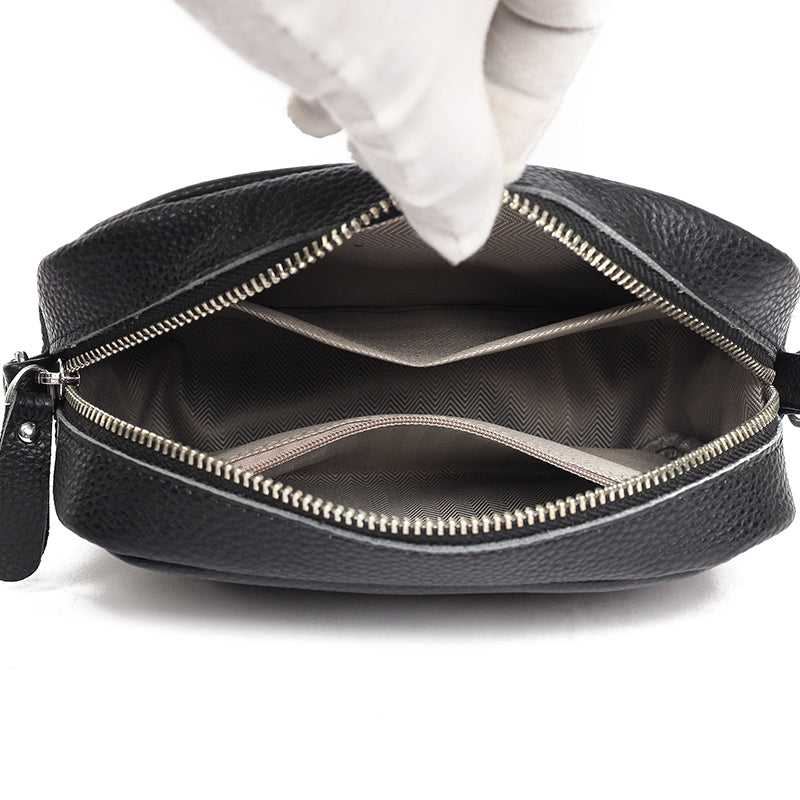 Damen-Schultertasche, elegant, Vegan-Leder, geräumiges Design-5