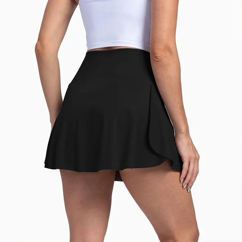Damen Skort Trendig Polyester Elastan-3