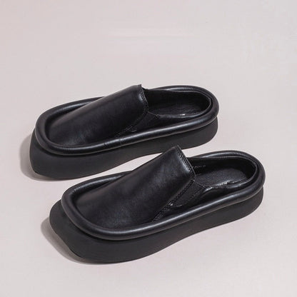 Damen-Mules, zeitloses Design, robustes Material 8