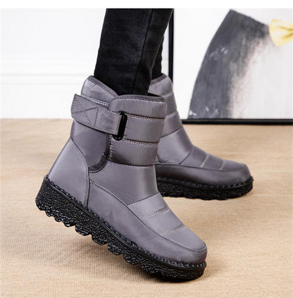 Winterschuhe Damen Wasserdichte Gefütterte Baumwollstiefel 10