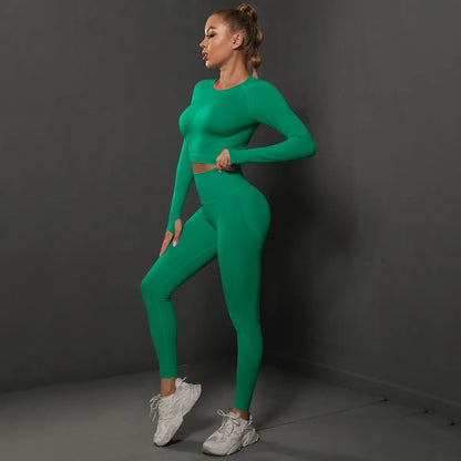 Variant image for Damen Sportliche Hose Hohe Taille Atmungsaktiver Spandex Nylon-45