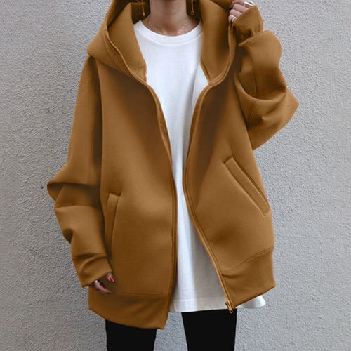 Damen-Kapuzenpullover, wasserabweisendes Material-1