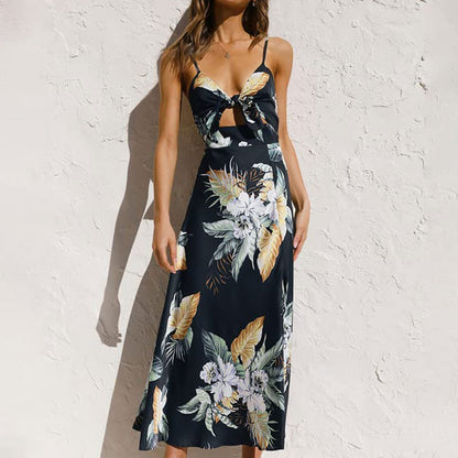 Variantenbild für elegantes knielanges Damenkleid in Blumenromantik aus 100% Polyester-9