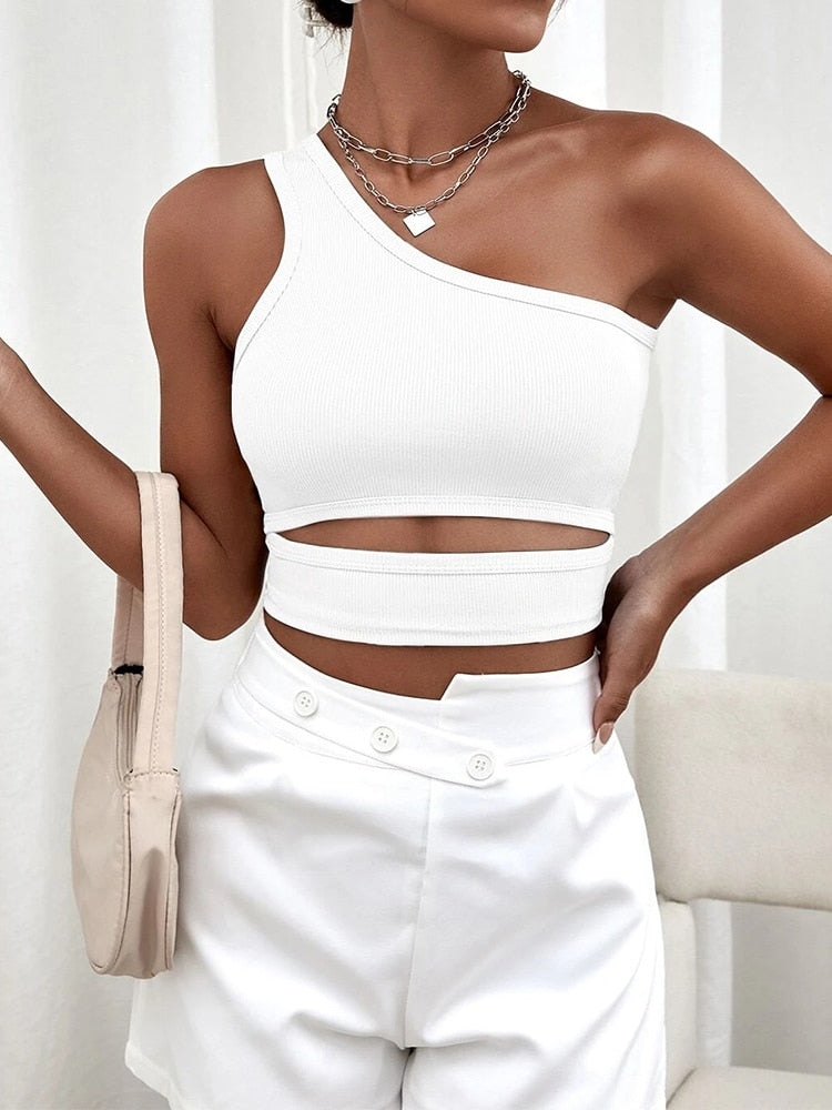Damen-Crop-Top, Ausschnitt, nahtloses Nylon, Spandex-2