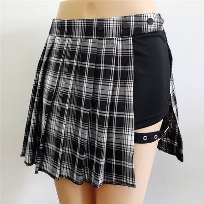 Variant image for Damen-Rock Schmale Passform Patchwork Polyester-2
