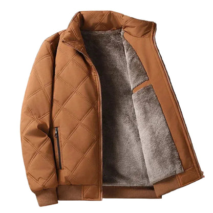 Winterjacke für Herren, gesteppt, warm und wetterbeständig, normale Passform, maschinenwaschbar, mehrere Größen S-4XL 1