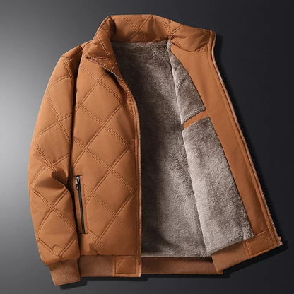 Winterjacke für Herren, gesteppt, warm und wetterbeständig, normale Passform, maschinenwaschbar, mehrere Größen S-4XL 6
