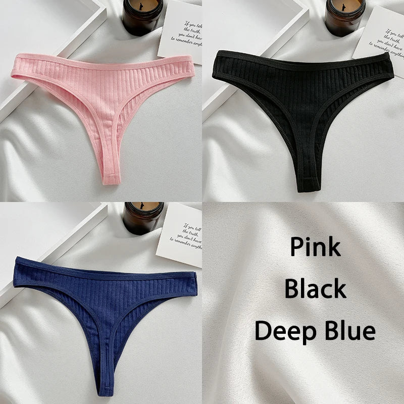 Variant image for Damen-Tanga, Set, monochrome Baumwolle, Spandex-29