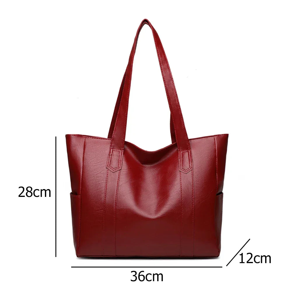 Variant image for Damen-Shoppingtasche, Vintage-Stil, synthetisches Leder-4